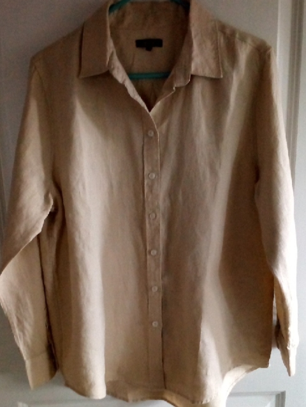 Quince Cream Button-Up Shirt